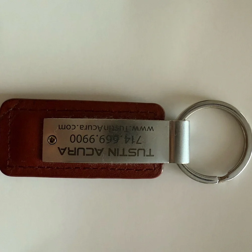 Brown and Silver Key Holder